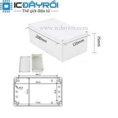 Hộp nhựa 200x120x75mm Hộp nhựa 200x120x75mm