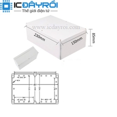 Hộp nhựa 230x150x85mm Hộp nhựa 230x150x85mm