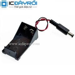 Hộp pin 9V ra dây DC