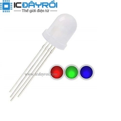 Led đục RGB 10MM athode