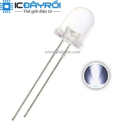 Led màu trắng 8MM