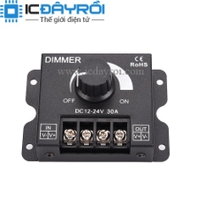 Mạch dimmer điều chỉnh độ sáng đèn 12V 24V30A Mạch dimmer điều chỉnh độ sáng đèn 12V 24V30A
