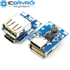 Mạch sạc pin dự phòng mini 5V 1A Type-C Mạch sạc pin dự phòng mini 5V 1A Type-C