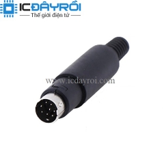 Đầu jack MD8 8P dùng cho PLC cổng RS422 Đầu jack MD8 8P dùng cho PLC cổng RS422