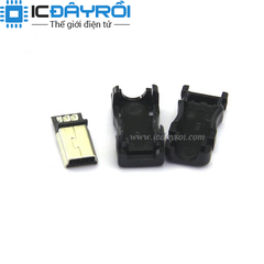 Mini USB đực có vỏ nhựa Mini USB đực có vỏ nhựa