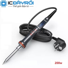 Mỏ hàn Handskit 927 điều chỉnh nhiệt độ có LCD 200W Mỏ hàn Handskit 927 điều chỉnh nhiệt độ có LCD 200W