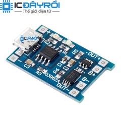 Mạch sạc pin TP4056 có IC bảo vệ Mạch sạc pin TP4056 có IC bảo vệ