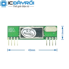 Module thu RF433 RXB60