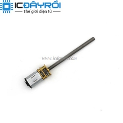 Động cơ N20 6V200RPM trục xoắn M4x55 Động cơ N20 6V200RPM trục xoắn M4x55