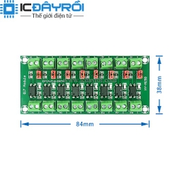 Module chuyển đổi điện áp 8 kênh PC817 opto cách ly