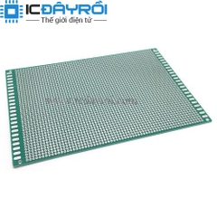 PCB 12x18cm phủ xanh hai mặt