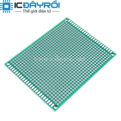PCB 7x9cm phủ xanh một mặt