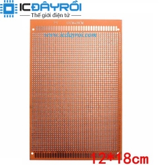 Board đồng đục lỗ PCB 12X18CM