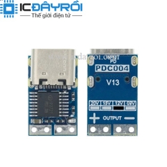 Mạch mồi kích sạc nhanh PDC004-PD-12V Type-C Mạch mồi kích sạc nhanh PDC004-PD-12V Type-C
