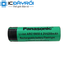 Pin Cell 18650 Panasonic 3.7V