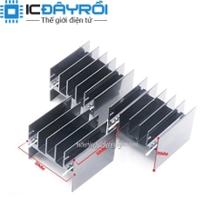 Nhôm tản nhiệt 30x30x25mm