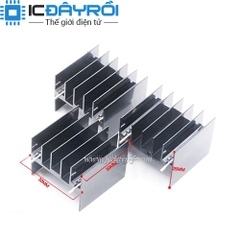 Nhôm tản nhiệt 30x30x25mm Nhôm tản nhiệt 30x30x25mm