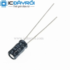 Tụ hoá 0.22UF50V