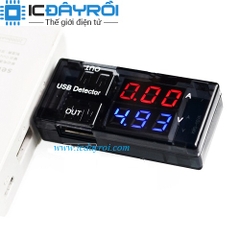 USB tester V2 đo điện áp và dòng điện USB tester V2 đo điện áp và dòng điện