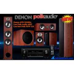 Amply Denon X2200W + Bộ 5.1 Polk Audio TSx440T