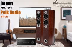 Bộ Hi-fi Amply Denon PMA-150H, Loa Polk Audio Rti A5 Bộ Hi-fi Amply Denon PMA-150H, Loa Polk Audio Rti A5