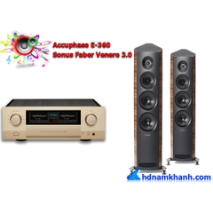 Bộ nghe nhạc Amply Accuphase E-360 + Loa Sonus Faber Venere 3.0 Bộ nghe nhạc Amply Accuphase E-360 + Loa Sonus Faber Venere 3.0