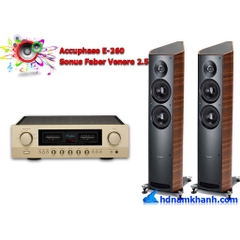 Bộ nghe nhạc Amply Accuphase E-260 + Loa Sonus Faber Venere 2.5