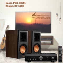 Bộ Hi-fi Amply Denon PMA 600NE+ Loa Klipsch RP500M Bộ Hi-fi Amply Denon PMA 600NE+ Loa Klipsch RP500M