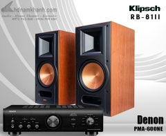 Bộ Hi-fi Amply Denon PMA600NE+ Loa Klipsch RB-81ii Bộ Hi-fi Amply Denon PMA600NE+ Loa Klipsch RB-81ii
