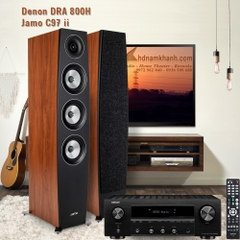 Bộ Hifi Amply Denon 800H + Loa Jamo C97 ii