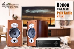 Bộ Hi-fi Amply Denon PMA-150H, Loa Polk Audio Rti A3 Bộ Hi-fi Amply Denon PMA-150H, Loa Polk Audio Rti A3