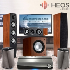 Bộ 5.1 Amply Denon Heos AVR - Front Jamo C97 II- Sur Heos 1