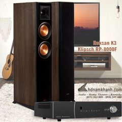 Bộ Hi-fi Amply Roksan K3 + Loa Klipsch 8000F Bộ Hi-fi Amply Roksan K3 + Loa Klipsch 8000F