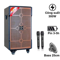 Loa Karaoke di động Dalton TS-10G250N , Bass 25cm, 300W, Pin 3 - 5h