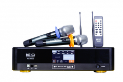 Đẩy Công Suất liền vang Neko AK3500 - Tích hợp 2 Micro Ko dây Đẩy Công Suất liền vang Neko AK3500 - Tích hợp 2 Micro Ko dây