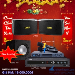 Bộ Karaoke Amply AAP PK2300+Loa CAVS LF710 Bộ Karaoke Amply AAP PK2300+Loa CAVS LF710