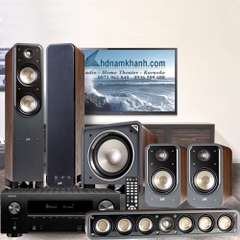 Amply Denon X2700H+Bộ 5.1 Polk Audio S55 Amply Denon X2700H+Bộ 5.1 Polk Audio S55