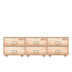 Kệ để Tivi nhựa Duy Tân OMNI 6 ngăn 2 tầng (205 x 48 x 61 cm) Màu Kem Gỗ Nhạt Kệ để Tivi nhựa Duy Tân OMNI 6 ngăn 2 tầng (205 x 48 x 61 cm) Màu Kem Gỗ Nhạt