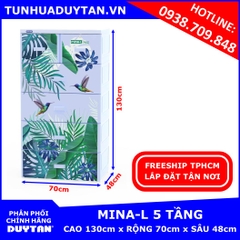 Tủ nhựa Duy Tân MINA-L 5 tầng (Dương)