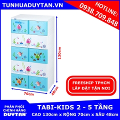 Tủ nhựa Duy Tân TABI KIDS 2 - 5 tầng Dương