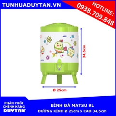 Bình đá Matsu Duy Tân 9L (Lá) Bình đá Matsu Duy Tân 9L (Lá)