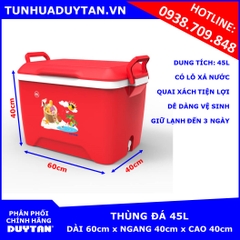 Thùng đá Duy Tân 45L (Đỏ)