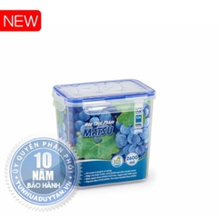 Hộp đựng thực phẩm chữ nhật MATSU 2600ml Hộp đựng thực phẩm chữ nhật MATSU 2600ml