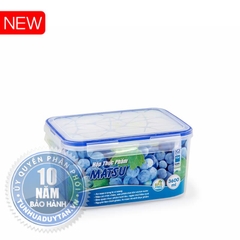 Hộp đựng thực phẩm chữ nhật MATSU 3600ml Hộp đựng thực phẩm chữ nhật MATSU 3600ml