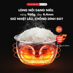 Nồi cơm điện 1718M - 1.8 Lít - Bảo hành 2 năm