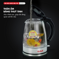 Ấm siêu tốc 0017T - 1.7 Lít - Bảo hành 1 năm