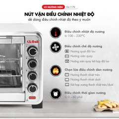 Lò nướng điện 1170 - 70 Lít - Bảo hành 1 năm