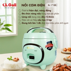Nồi cơm điện 1718M - 1.8 Lít - Bảo hành 2 năm