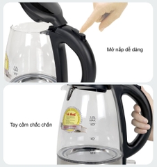Ấm siêu tốc 0017T - 1.7 Lít - Bảo hành 1 năm