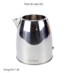 Thân ấm siêu tốc Gali 1.8 lít